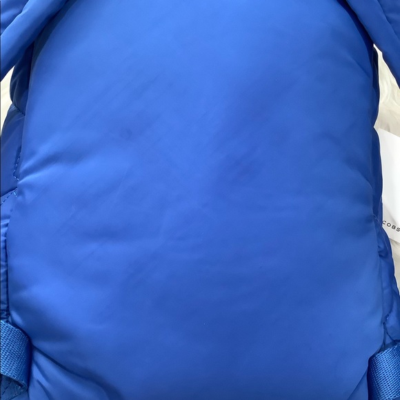 MARC JACOBS QUILTED MARINE BLUE NYLON BACKPACK - Picture 4 of 8